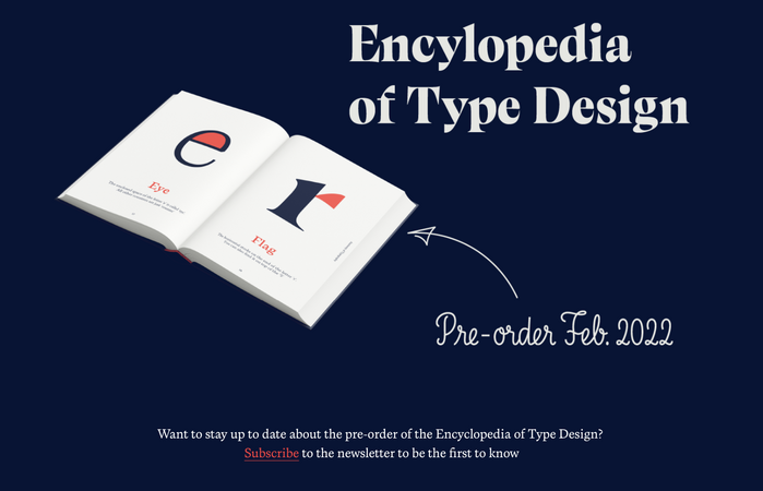 Type Design Class website 4