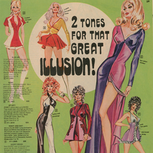 “2 Tones for That Great Illusion!” page in Frederick’s of Hollywood catalogue 1972