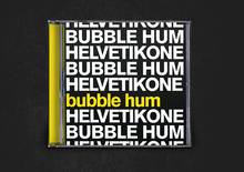 Helvetikone – <cite>Bubble Hum</cite> album art