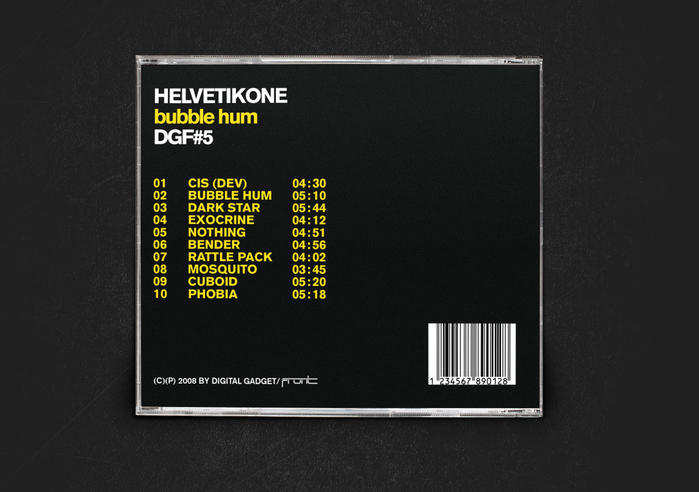 Helvetikone – Bubble Hum album art 2