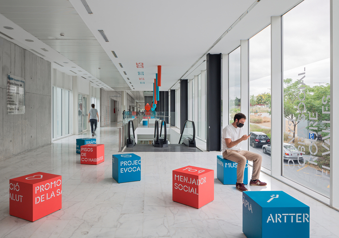 10 years exhibition of the building of Fundació Sanitària Mollet hospital 10