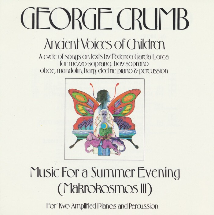 Adaptation for the CD release from 1987, with (relatively) bigger type and an encaged butterfly