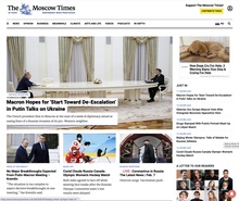 <cite>The Moscow Times</cite> website