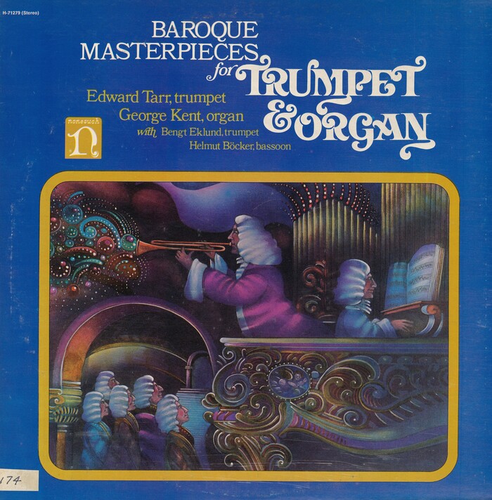 Baroque Masterpieces for Trumpet &amp; Organ album art 1