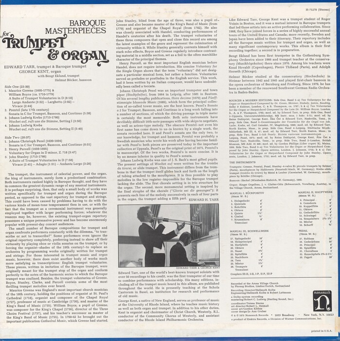 The record company’s address in the bottom right corner is added in .