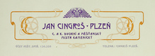 Jan Cingroš letterhead
