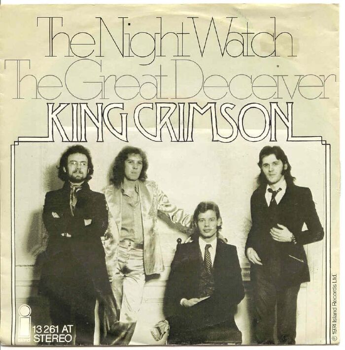 King Crimson – “The Night Watch” / “The Great Deceiver” German single