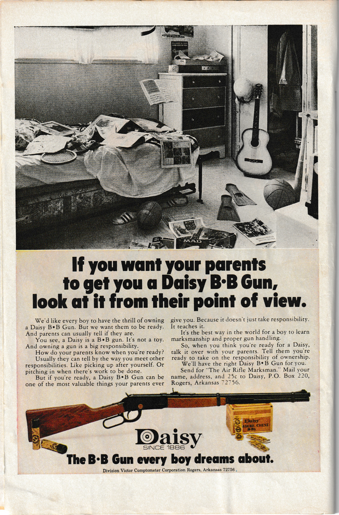 Daisy B·B Gun advertisement