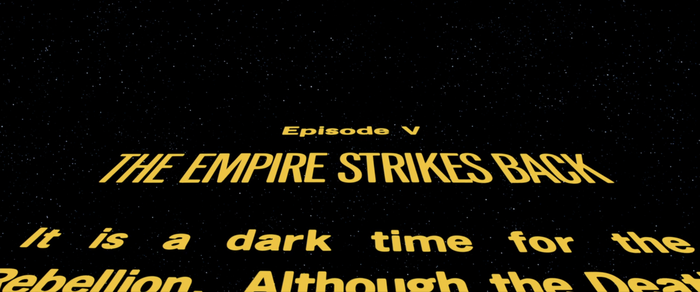 Star Wars: The Empire Strikes Back opening crawl