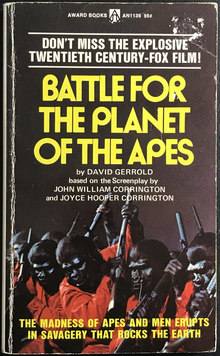 <cite>Battle for the Planet of the Apes</cite> by David Gerrold (Award Books)