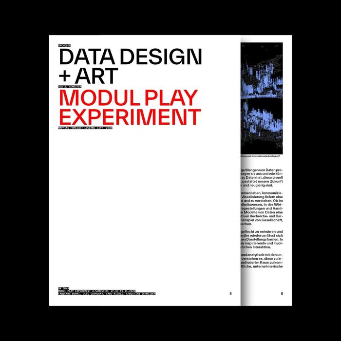 Data Design + Art, HSLU/Lucerne School for Art and Design 2