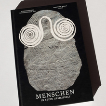 <cite>Menschen in Stein gemeisselt </cite>exhibition catalog