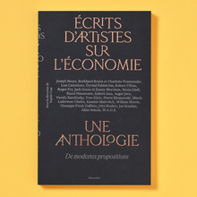 <cite>Écrits d’artistes sur l’économie, une anthologie</cite>