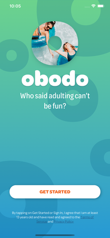 Obodo logo, app and website