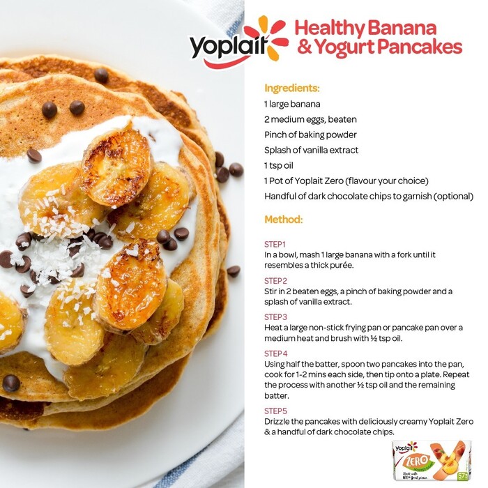Omnes in use for a recipe shared on Yoplait’s social media channels