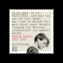 Sophie Scholl stamp
