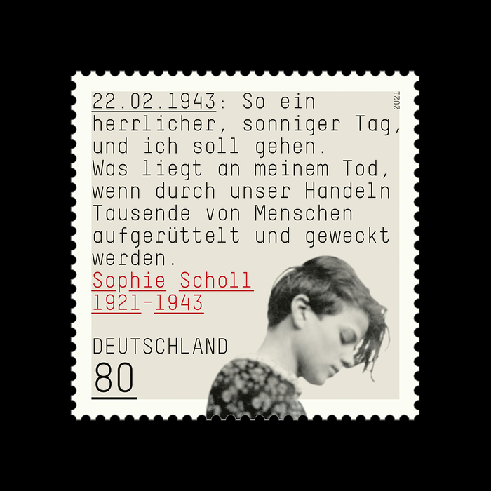 Sophie Scholl stamp 1