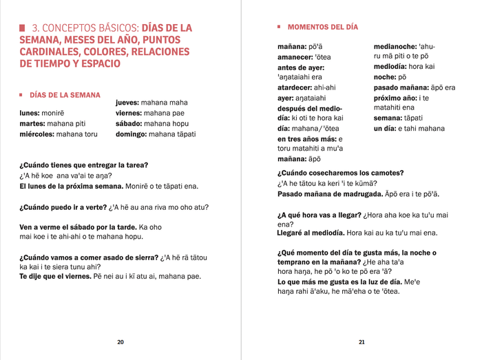 Diccionario de la lengua Rapa Nui / He Puka Rara Rauhuru Vanana Rapa Nui