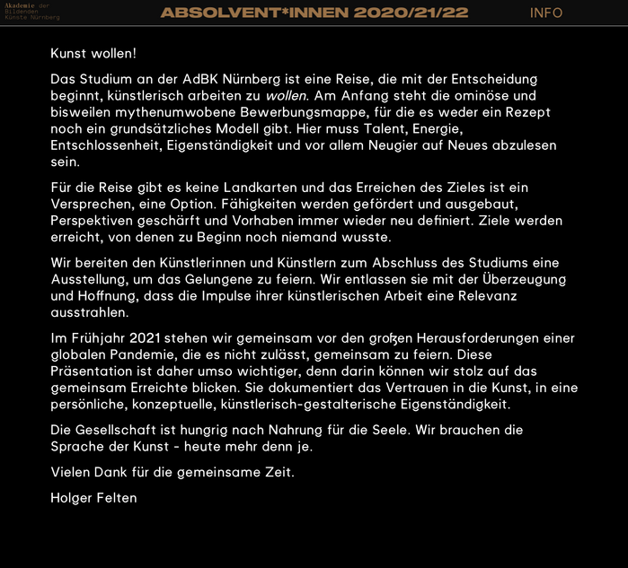 Absolvent*Innen 2020/21/22 exhibition, AdBK Nürnberg 6