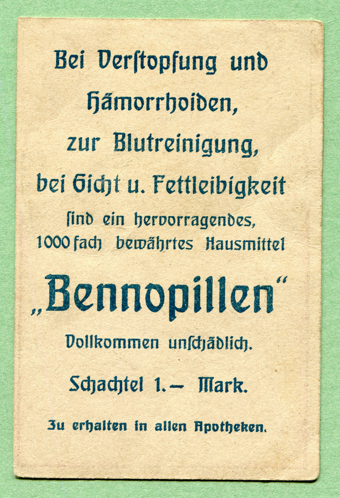 Bennopillen ad