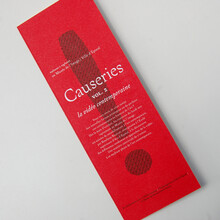 <cite>Causeries</cite> leaflet, Musée de l’image