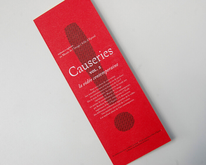 Causeries leaflet, Musée de l’image 1