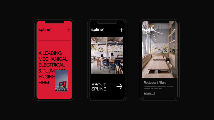 Spline Group website 2