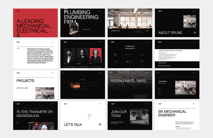 Spline Group website 5