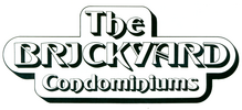 The Brickyard Condominiums logo and ad