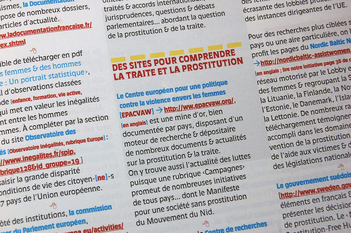 Prostitution et Société magazine, no.&nbsp;162 8