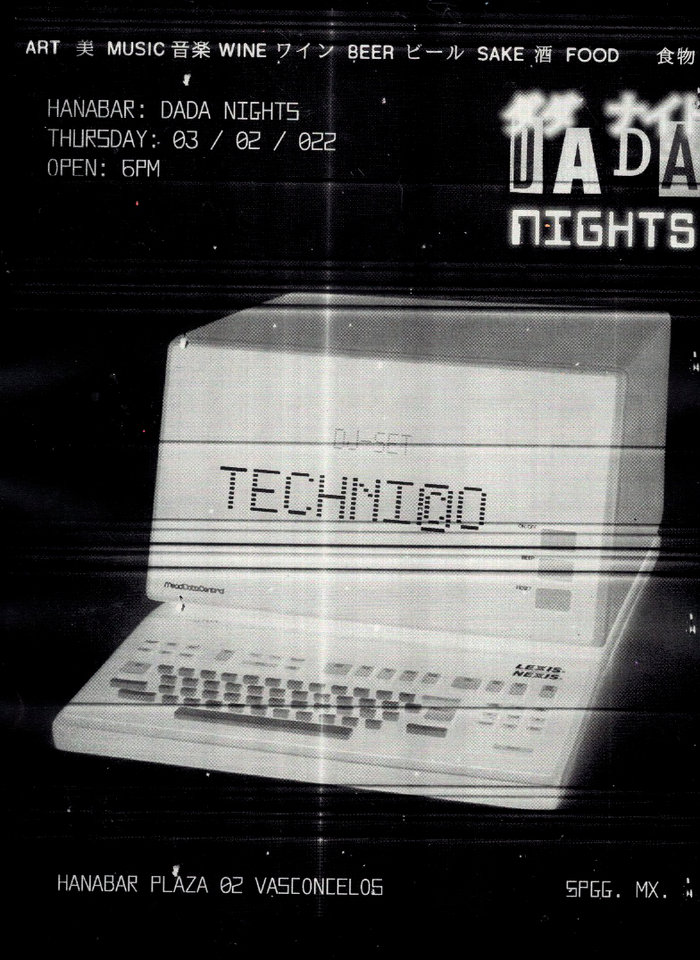 Dada Nights flyers, January/February 2022 6
