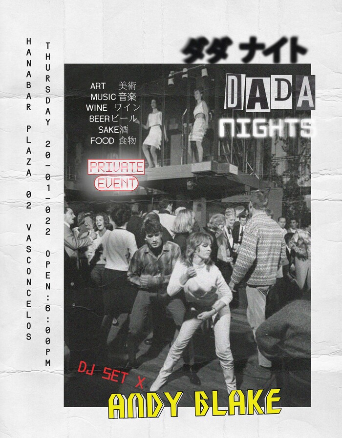 Dada Nights flyers, January/February 2022 7