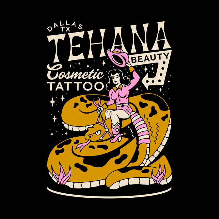 Tehana Beauty visual identity 7