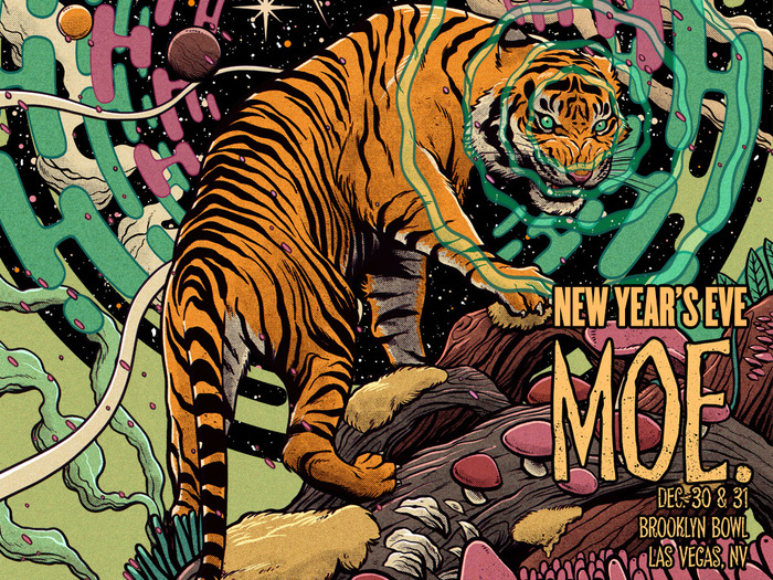 Moe at Brooklyn Bowl concert poster 2