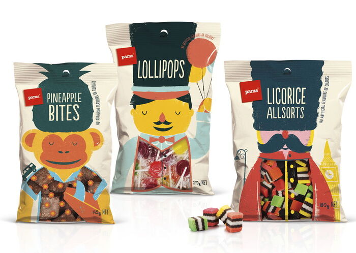 Pams Confectionary packaging 3