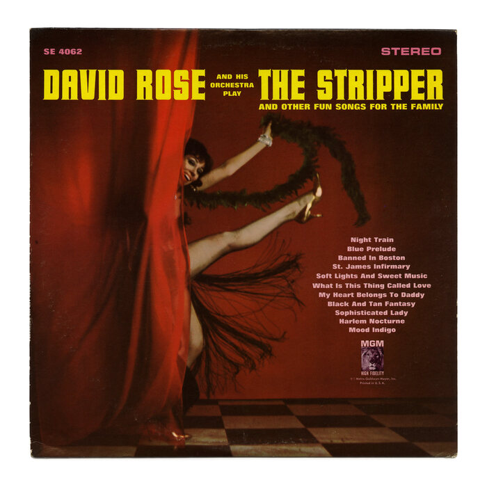 David Rose and His Orchestra – The Stripper and Other Fun Songs for the Family album art