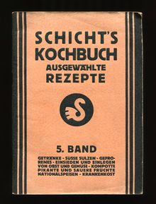 <cite>Schicht’s Kochbuch</cite>