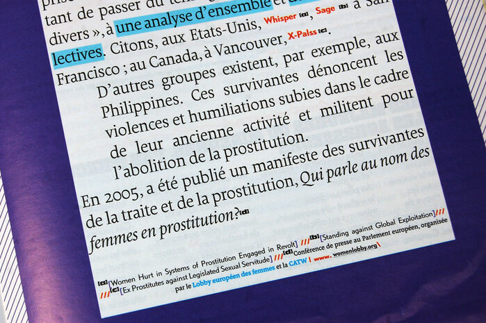 The sans serif used in the footnotes is  (, , ).