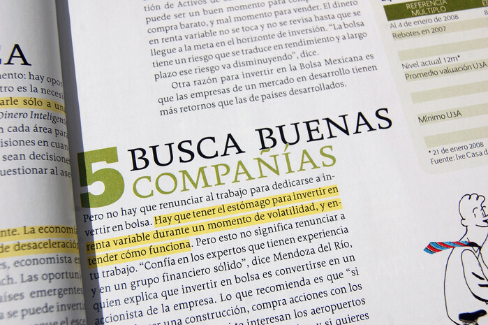 Dinero magazine, March 2008 8