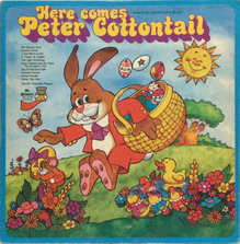 <cite>Here Comes Peter Cottontail</cite> album art
