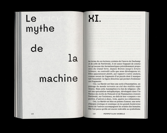 Marcel Duchamp ou le grand fictif by Jean Clair (Apostasis) - Fonts In Use