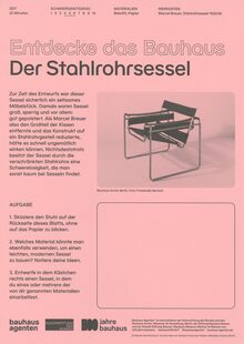 “Entdecke das Bauhaus” exercise sheets