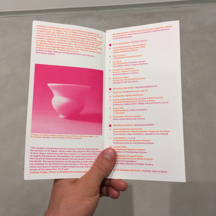 original bauhaus exhibition guide 5