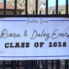 “Class of 2028” banner, Los Gatos, CA