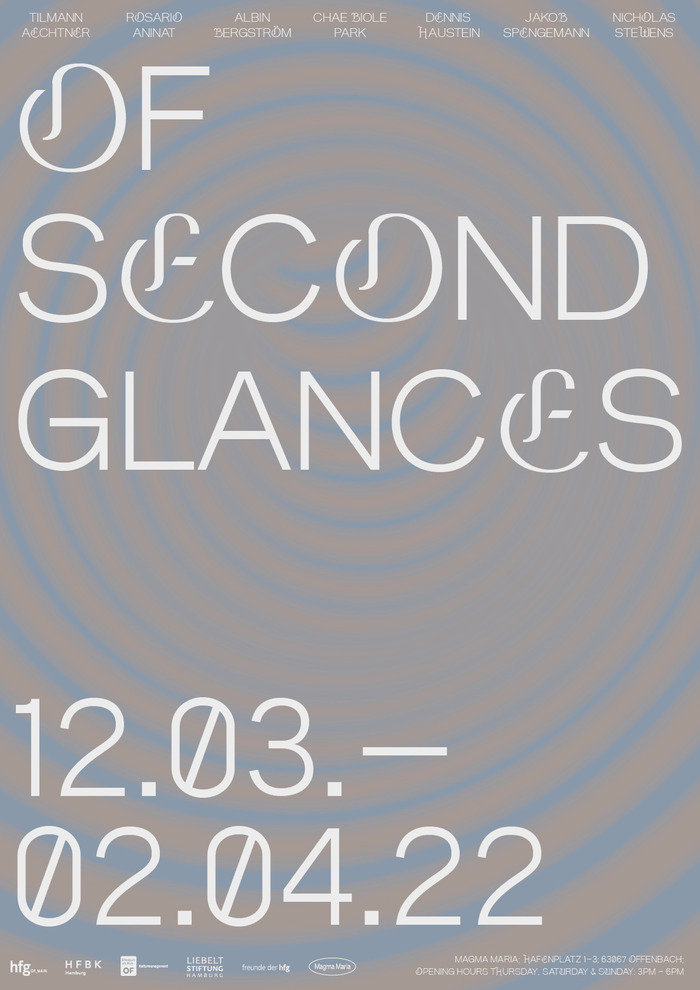 Of Second Glances exhibition poster 2