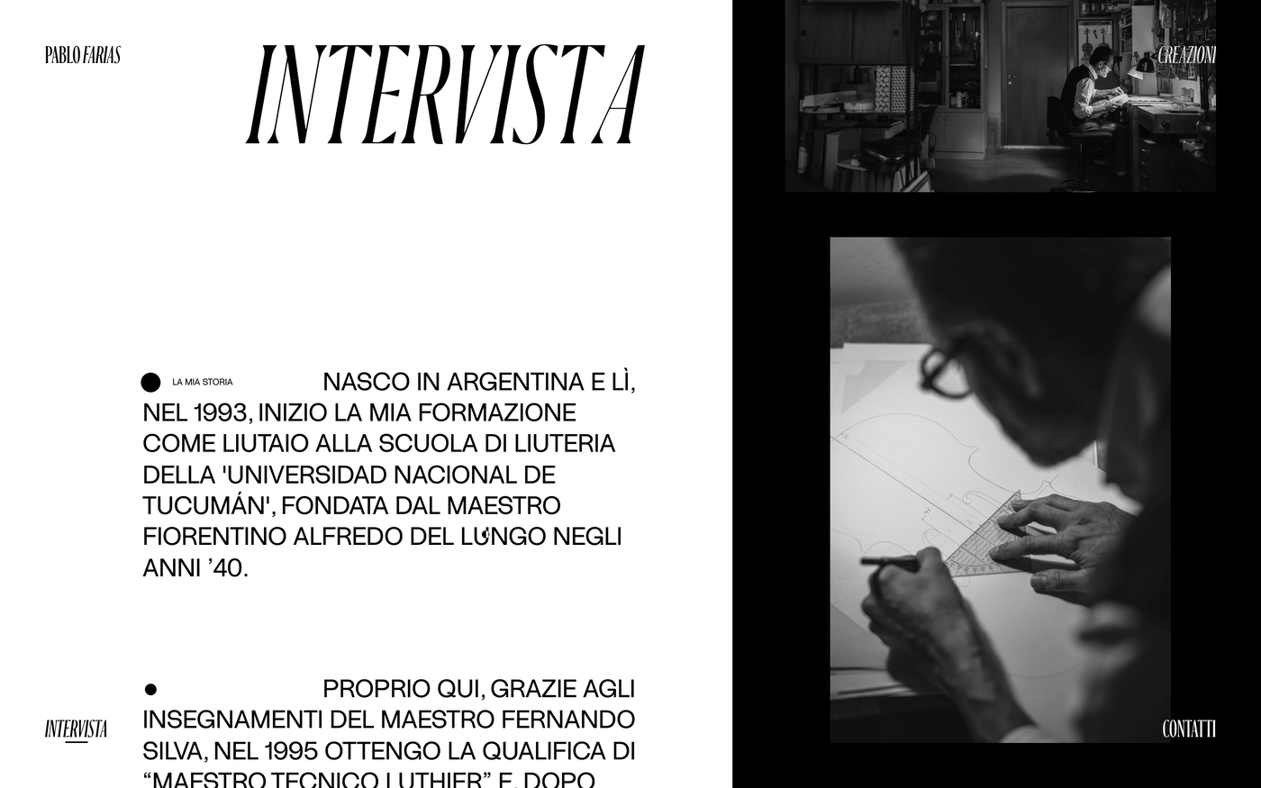 Pablo Farias website - Fonts In Use