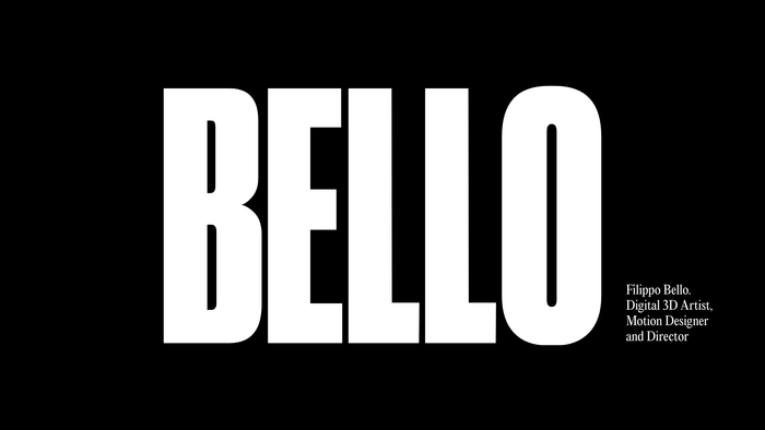 Filippo Bello website 1