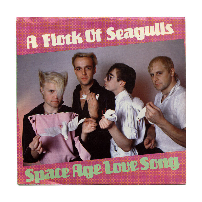 A Flock Of Seagulls – “Space Age Love Song” / “Windows” US single cover 1