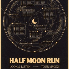 Half Moon Run – <cite>Look &amp; Listen</cite> tour posters