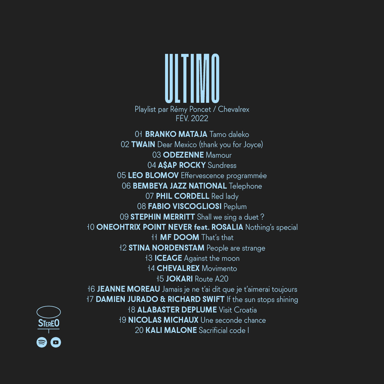 Chevalrex – Ultimo compilation cover art